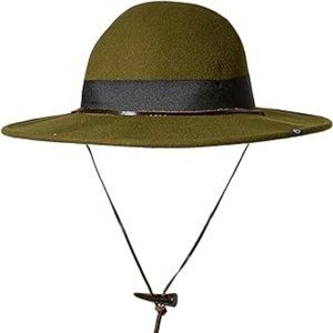 Nick Graham Men's Dudley Felt Hat, Dark Olive, OSFA